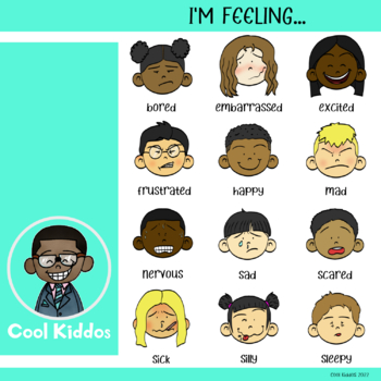 Feelings Poster by Cool Kiddos | TPT
