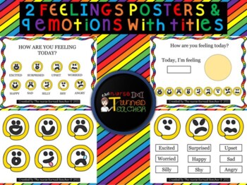 Preview of Feelings Posters