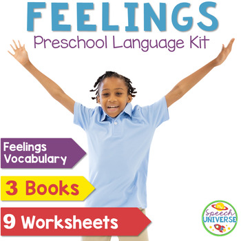 Preview of Feelings Preschool Language Kit for Speech Therapy