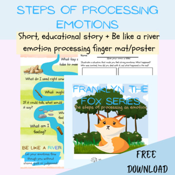 Preview of Feelings Processing: A Short, Educational Story & River Metaphor