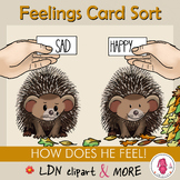 Feelings Card Sort AUTUMN, learn about emotions, with emot