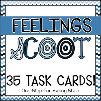 Preview of Feelings Scoot & Task Cards