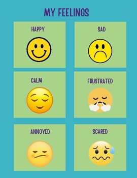 Feelings- Social Emotional Learning Activity by Meaningful for ...