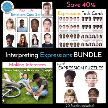 Preview of Feelings & Social Skills: Interpreting Expressions Bundle