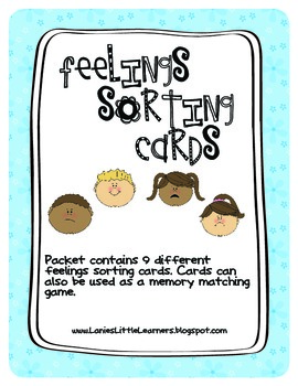 My Feelings Activity Mats by Lanie's Little Learners