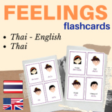 Feelings Thai flashcards | Emotions Thai flash cards