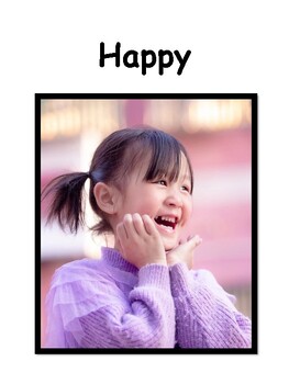 Preview of Feelings Theme Posters (All Pics are children and Multi-Cultural) size 8.5 x 11