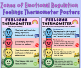 Feelings Thermometer Posters | Zones of Emotional Regulati