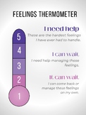 Feelings Thermometer for Counseling Office Lobby & Waiting Area