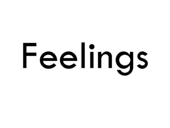 Preview of Feelings Vocabulary