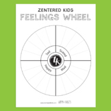 Feelings Wheel For Kids - Blank Version