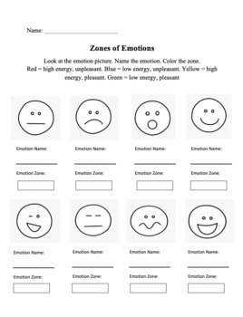 Preview of Feelings Worksheets