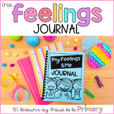 Feelings Writing Journal - Social Emotional Learning SEL -