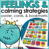 Feelings and Calming Strategies Poster, Cards, & Desk Labe