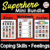 Feelings and Coping Skills Counseling Bundle - Superhero