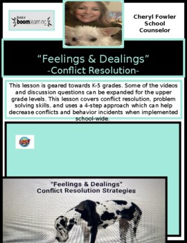 Preview of Conflict Resolution Strategies (K-5) - Boom Cards/Distance Learning