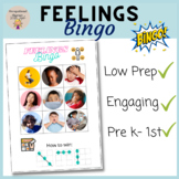 Feelings and Emotion Bingo Game