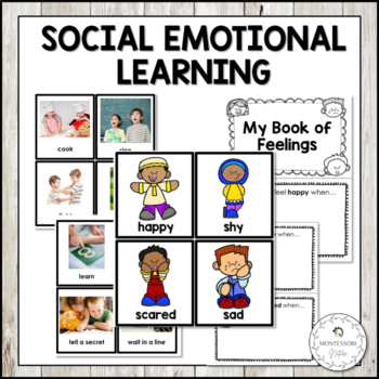 Preview of Emotions and Feelings Sorting Activity and Student Book Kindergarten