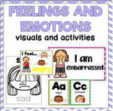 Feelings and Emotions Activities, Visuals for 3K, Pre-K, P