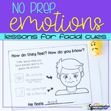 Feelings and Emotions Activities for Facial Expressions No Prep