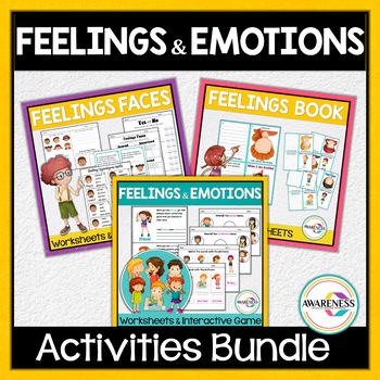 Feelings and Emotions Activity Bundle by Awareness - SLP Publications