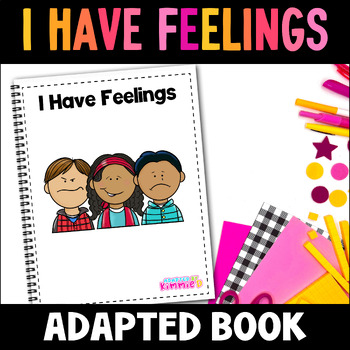 Preview of Circle Time Emotions Special Education Adapted Book Feelings Circle Time Lesson