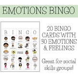 Feelings and Emotions BINGO  - special education
