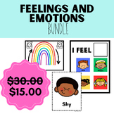 Feelings and Emotions Bundle - Preschool, Kindergarten