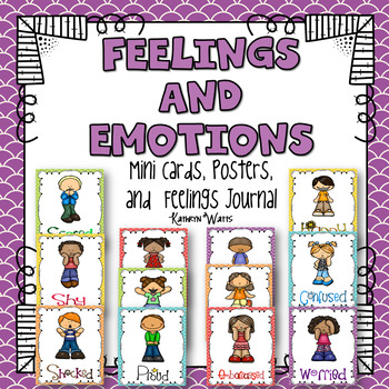 Feelings and Emotions Cards by Kathryn Watts | TPT