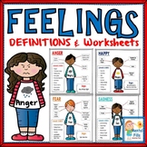 Feelings and Emotions Definition Cards and Posters
