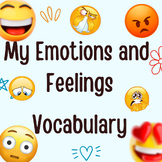 Feelings and Emotions|Feelings and Emotions Sentence Cards