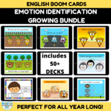 Feelings and Emotions Identification Boom Card Growing Bundle