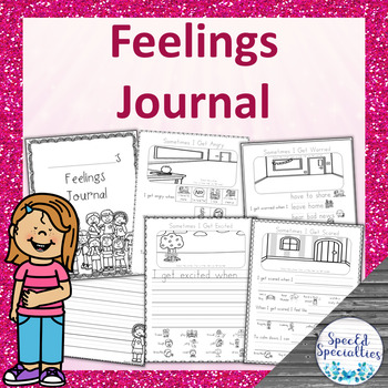 Preview of Feelings and Emotions Journal Writing for Self-Regulation