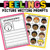Feelings and Emotions Picture Writing Prompts | Feelings chart