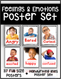 Feelings and Emotions Poster Set with Real People (37 pages)