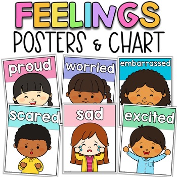 feelings poster for classroom