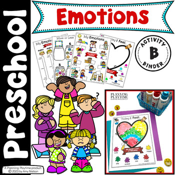 Preview of Feelings and Emotions Preschool