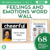 Feelings and Emotions SEL Interactive Word Wall