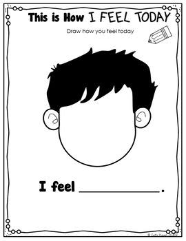 Feelings and Emotions Worksheets by Cat's Haven | TPT