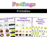 Feelings and Emotions Clip Art, Worksheets, Visuals, Activ