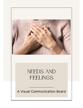 Preview of Feelings and Needs Communication Board