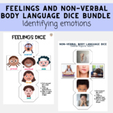 Feelings and Non-Verbal Body Language Activity Dice Bundle
