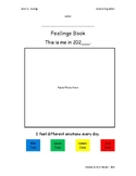 Feelings book with Zones and AAC Boardmaker.