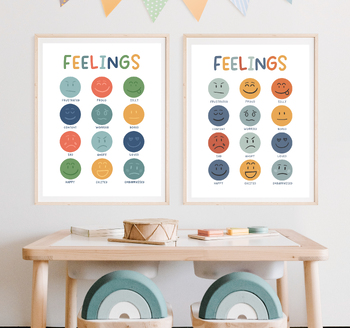Feelings chart, Big Feelings Preschooler, homeschool, Montessori