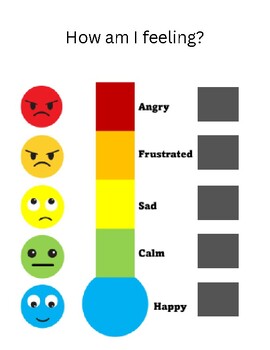 Feelings identifier and flip chart, by colors. by Helping Humans