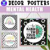 Feelings of Mental Health Posters Growth Mindset Affirmati