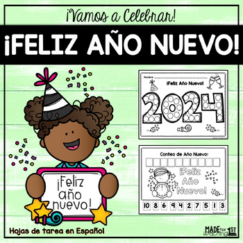 Preview of Feliz Año Nuevo | New Years Worksheets in Spanish
