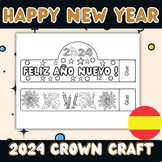 Feliz Año Nuevo  2024 hats / heaband crowns crafts - janua