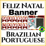 Feliz Natal Banner | Merry Christmas in Brazilian Portuguese