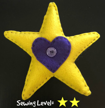 Preview of Star Felt Hand Sewing Pattern